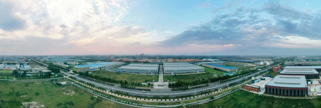 鸟瞰温县经济技术开发区。崔新娟摄